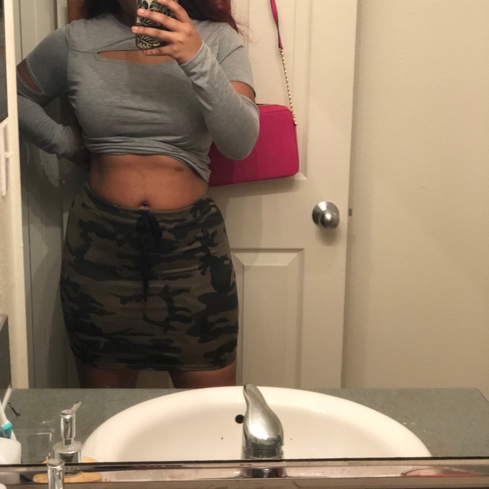 Camo skirt